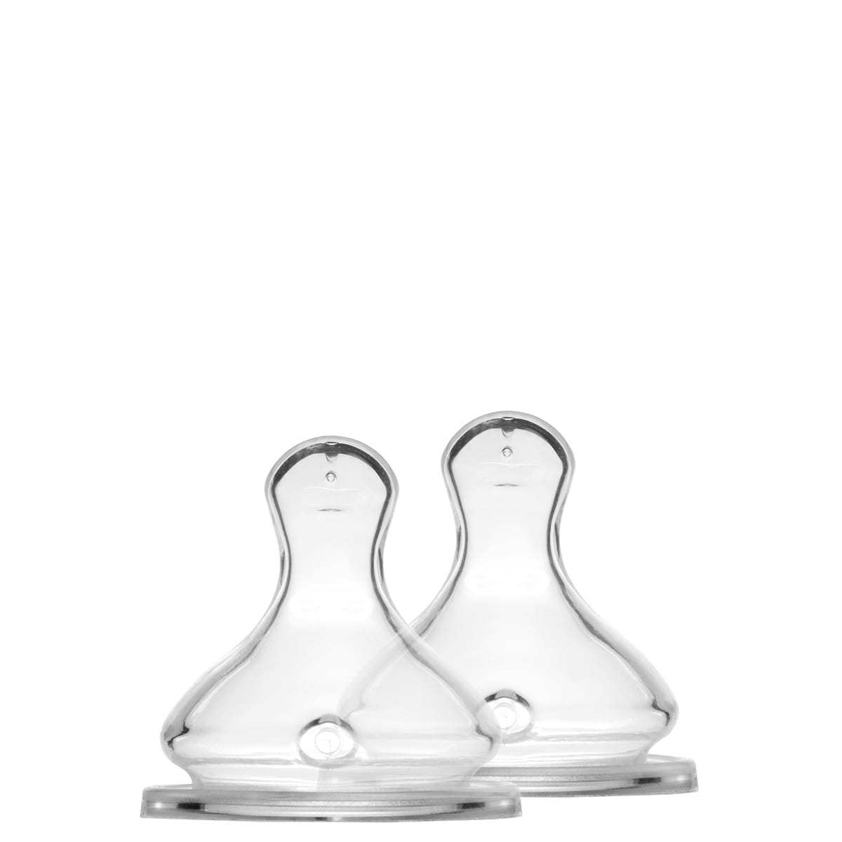 A set of medium flow teats on a white background by Elhee France.