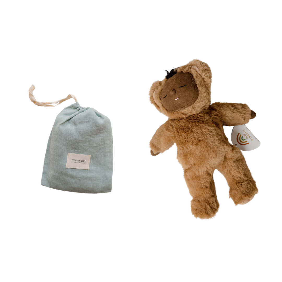 A cozy brown cozy things gift set from biglittlethings with a free shipping offer.
