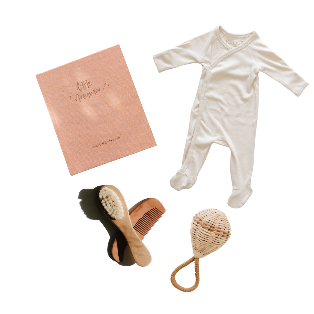 Get the biglittlethings baby's first Christmas gift set with baby's clothes and a book, perfect for baby's first Christmas. Enjoy free shipping on this special package!