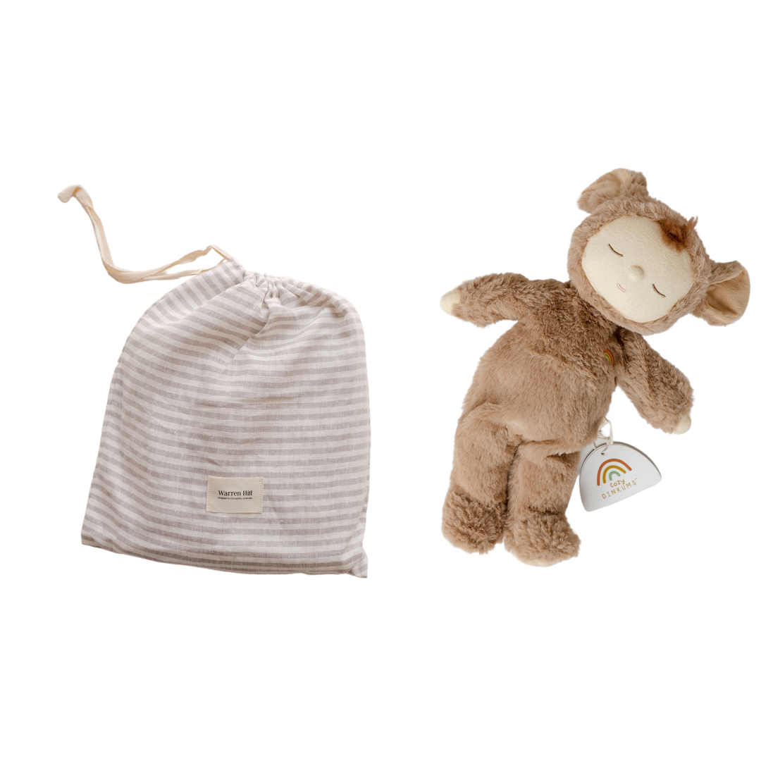 A comforting cozy things gift set - the perfect gift for a baby, by biglittlethings.