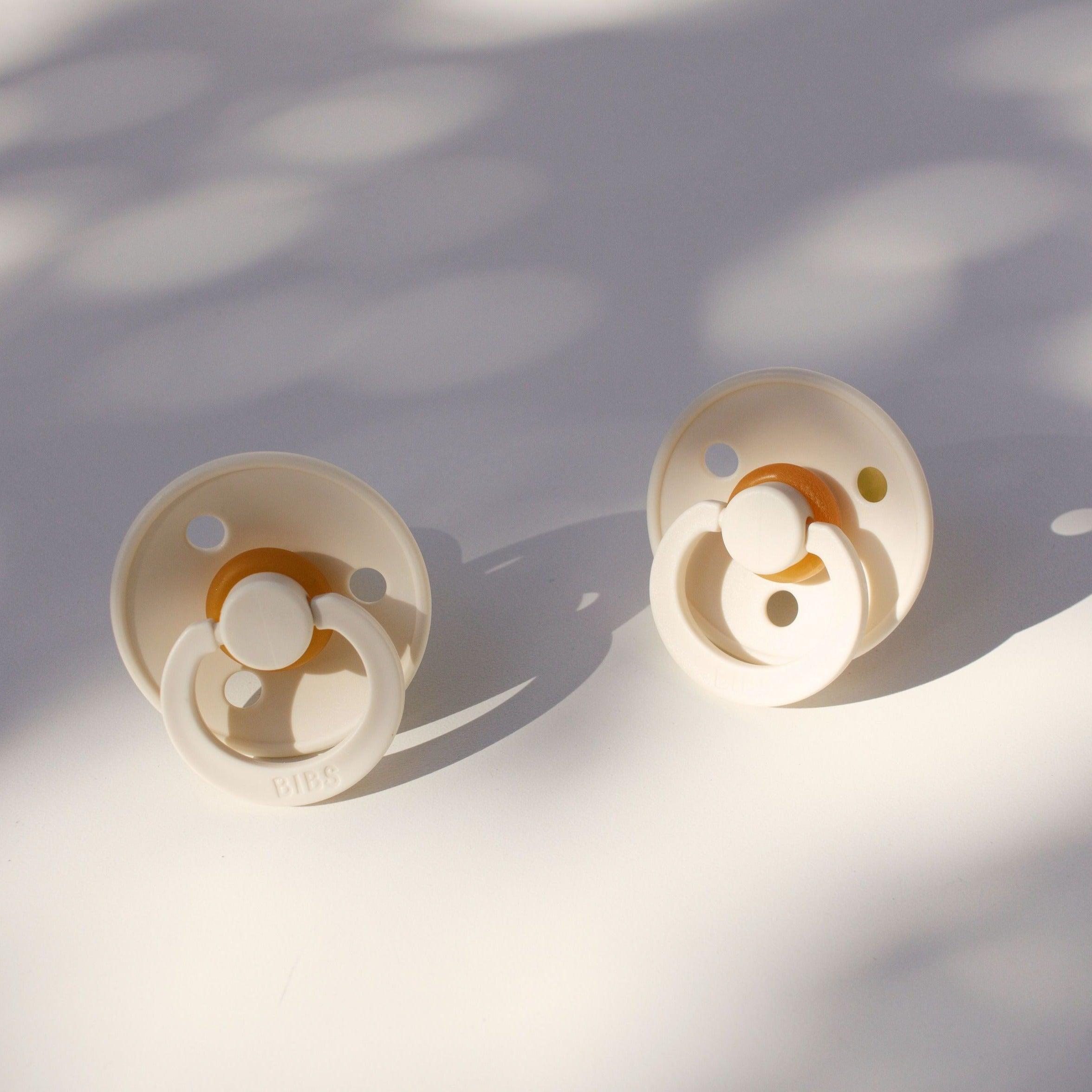 BIBS dummies ivory biglittlethings.