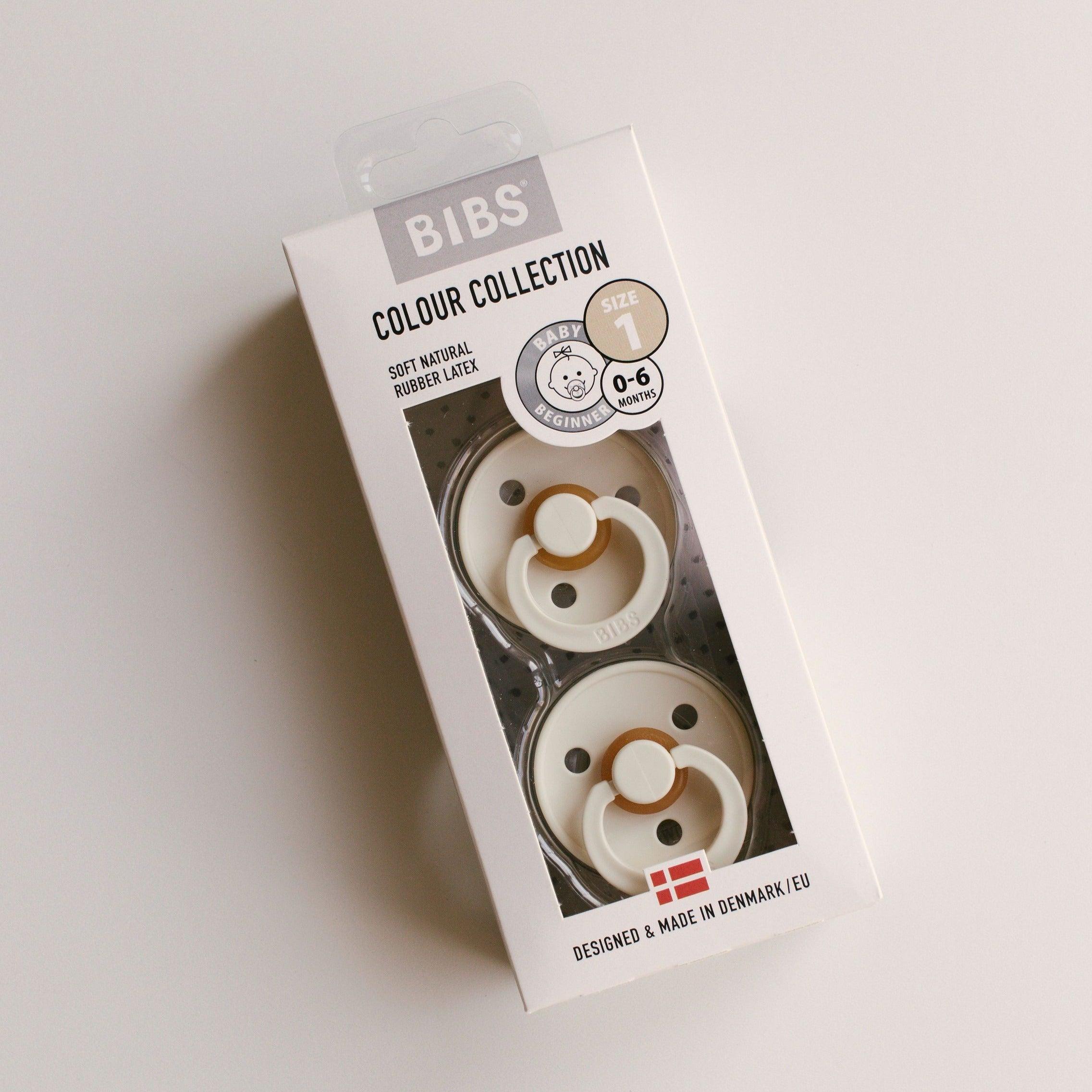 BIBS dummies ivory biglittlethings.